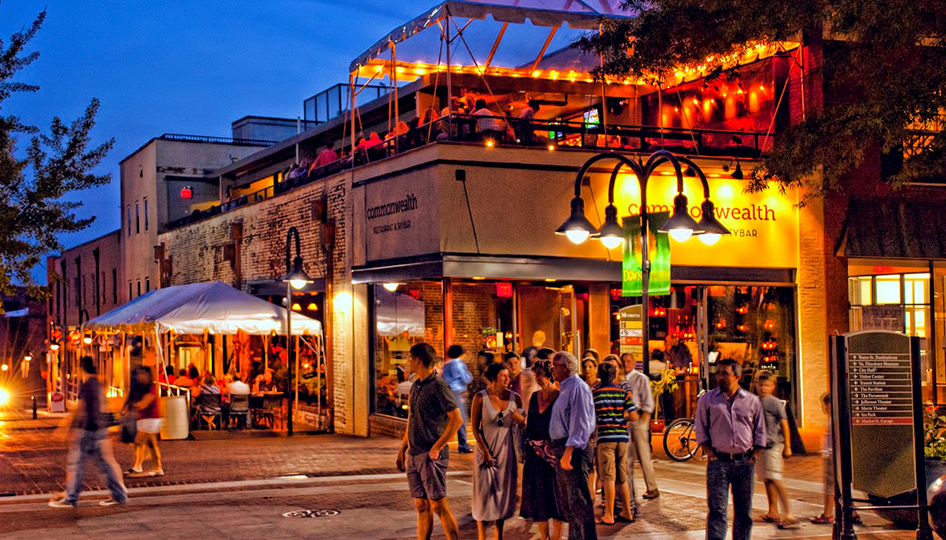 Charlottesville Nightlife Charlottesville Nightlife on the Downtown Mall