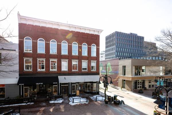 Downtown loft located on Charlottesville's Downtown Mall