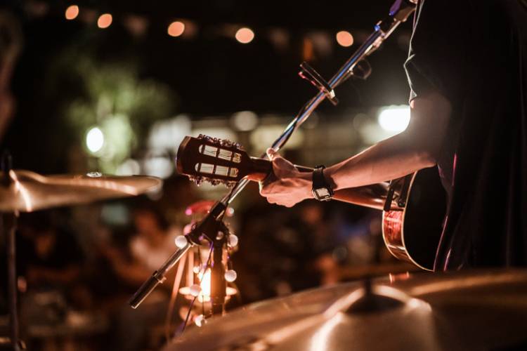 A live music performance at the Southern Cafe