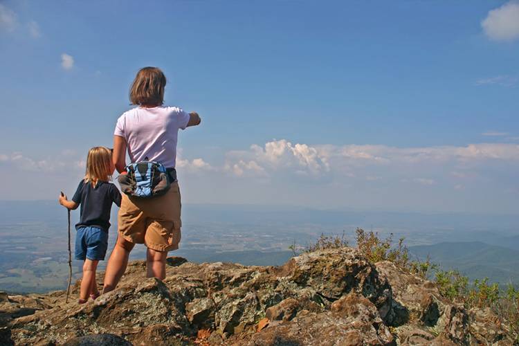 Hiking in the Shenandoah National Park and surrounding blue ridge is popular from Charlottesville, VA