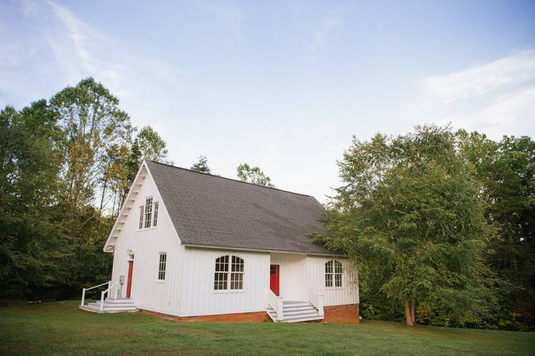 The exterior of a vacation home in Charlottesville 