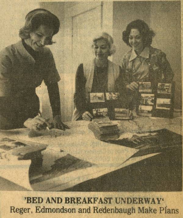Newspaper clipping for Guesthouses